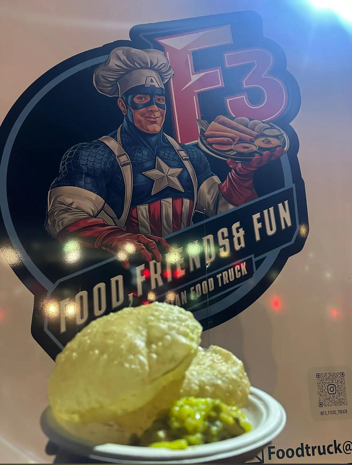 F3 Food Truck delicious Indian street food